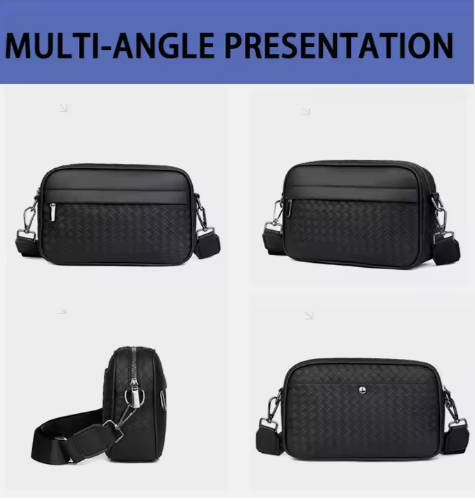 Wholesale High-Quality Factory Custom Shoulder Bag Classic Fashionable Vintage Crossbody Bag Pu Leather Messenger Bag For Men