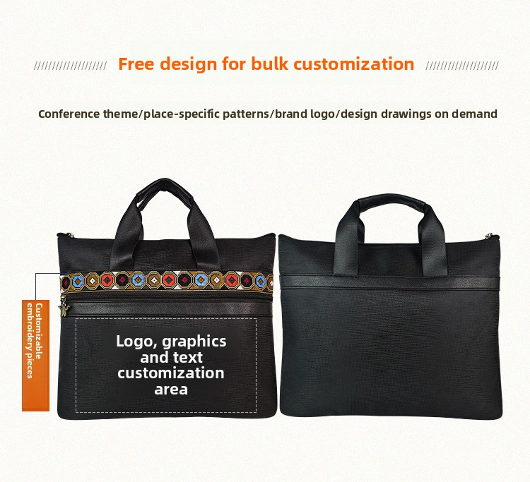 Ethnic Style Document Bag Detail 5