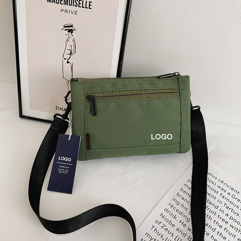 New Trendy Portable Casual Minimalist Light-Weight Messenger Bag Crossbody Bag With Custom Printed Logo