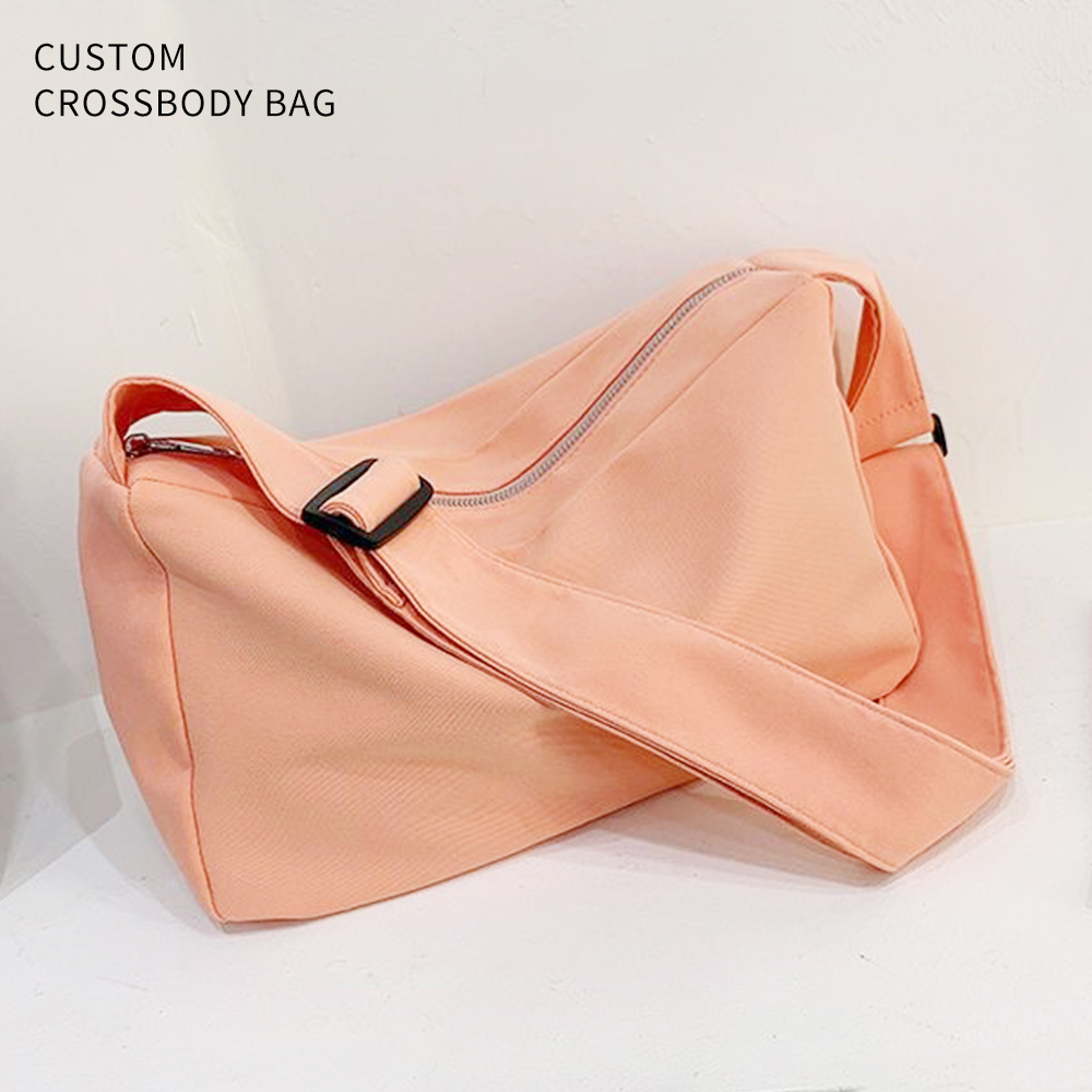 Customized Oxford Shoulder Tote Bag Messenger Bag, Large Crossbody for Women Casual Canvas Shoulder Bag f