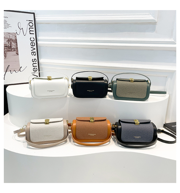 Luxury Retro Crossbody Shoulder Bag New Stylish Small Square Bag for Women Single for All Seasons-Summer Winter Autumn Spring