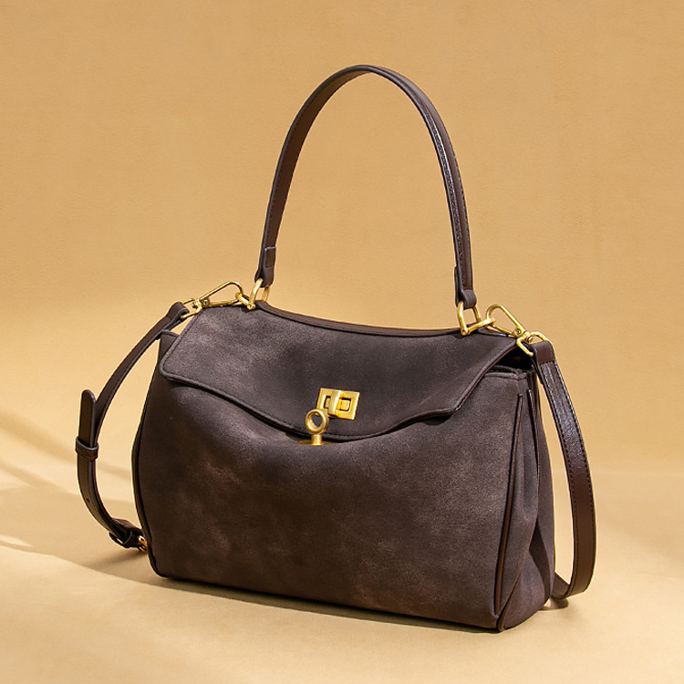 Fashion PU leather Tote Bag Grid 3