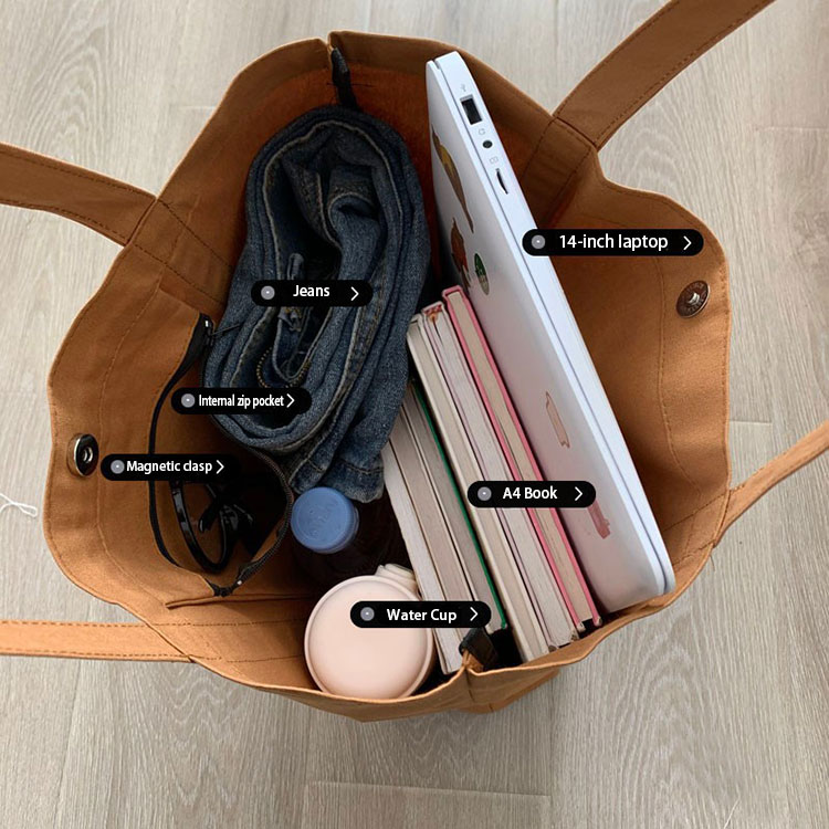 Canvas Shopping Bag View 6