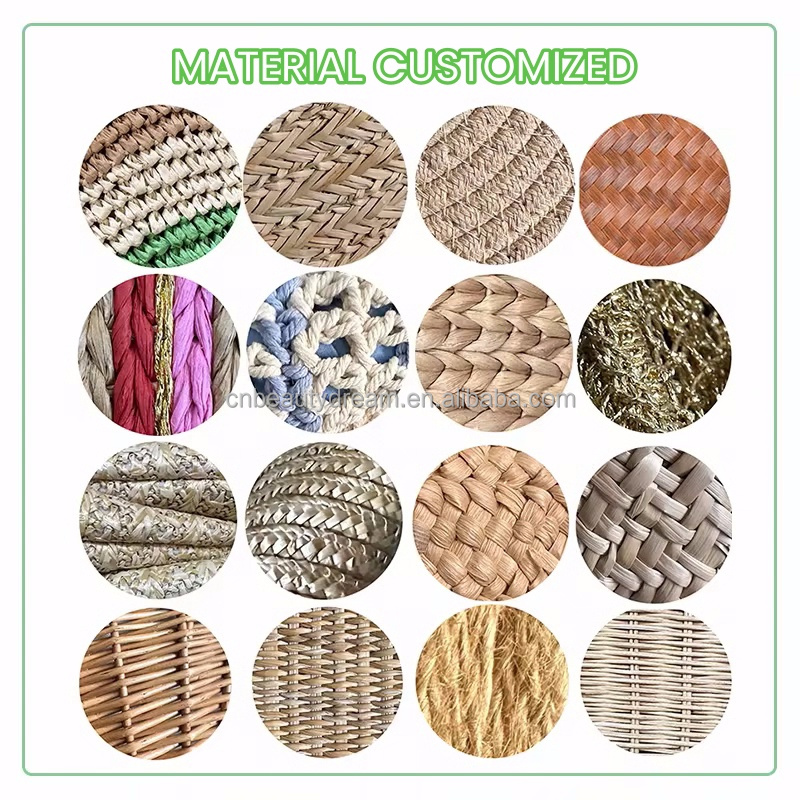 Corn husk cotton rope braided bag 5