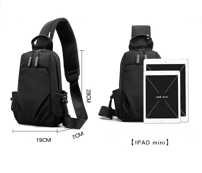 New Multifunctional Messenger Bag Small Backpack Yiwu Waterproof Casual Nylon Bag Men Crossbody Bags