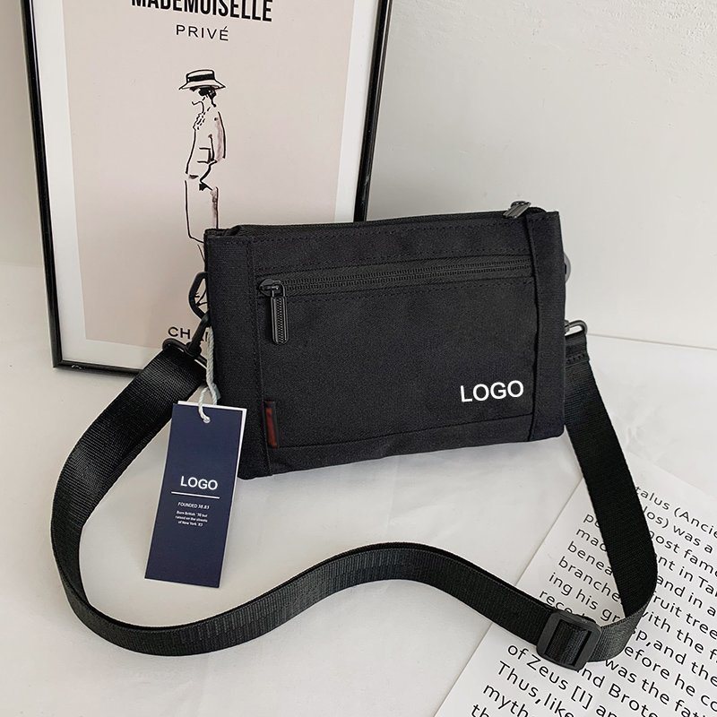 New Trendy Portable Casual Minimalist Light-Weight Messenger Bag Crossbody Bag With Custom Printed Logo