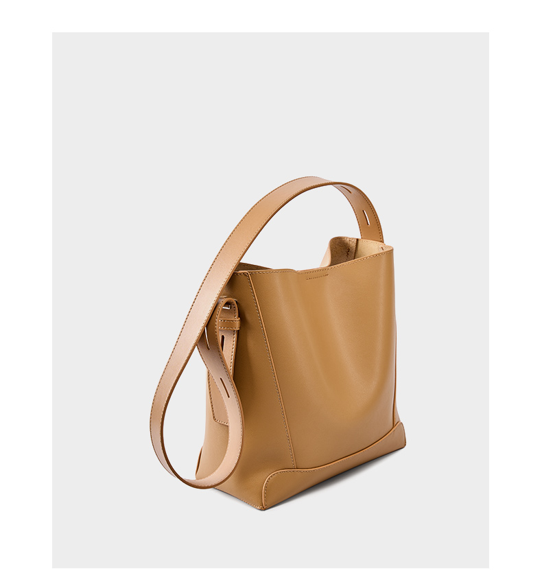 Genuine Leather Bucket Bag Showcase 22