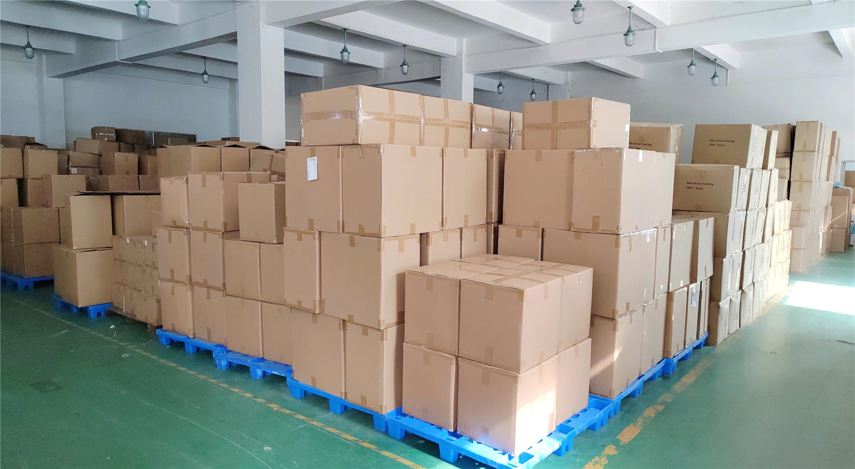 Finished goods storage and inventory management at Ripped Fashion warehouse