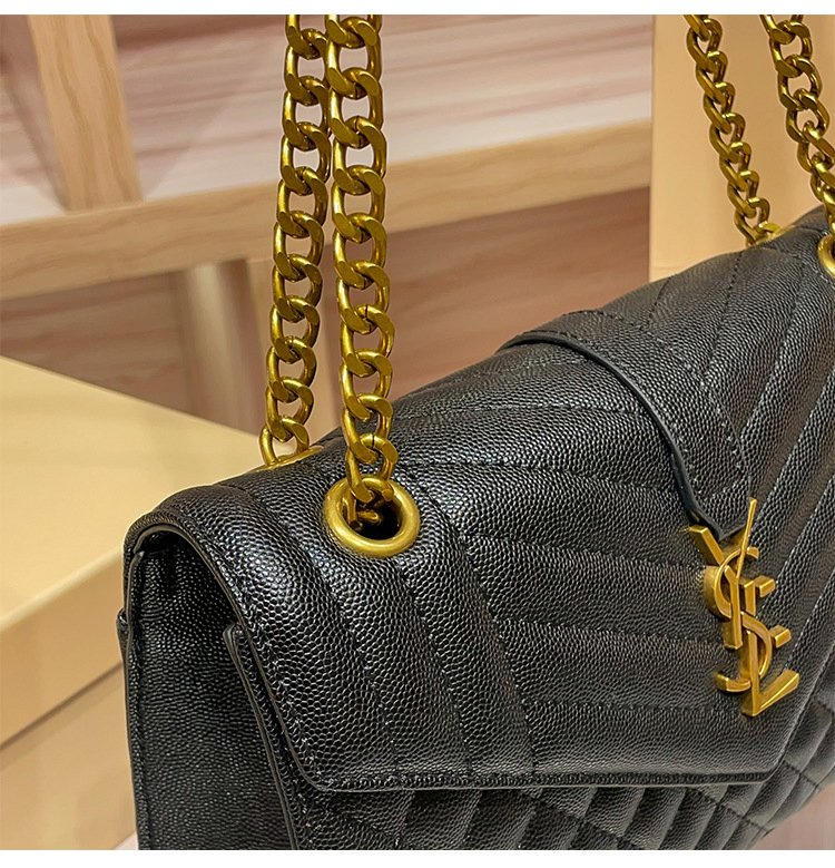 Luxury Designer Shoulder Bags for Womans Ladies Flap Fashion Handbag Chain Square Crossbody Underarm Bag Clutch Shoulder Bag