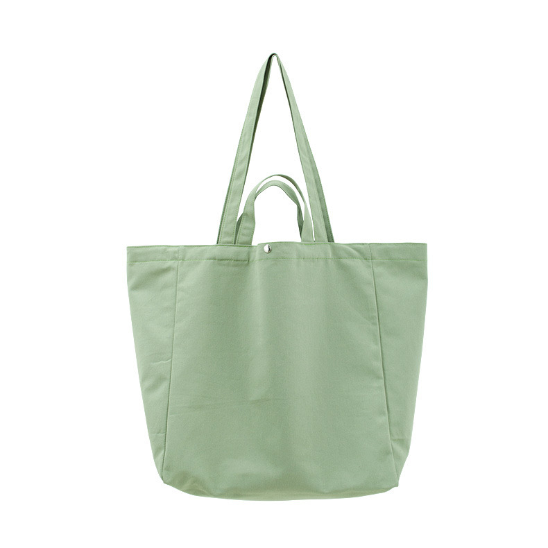 Custom Logo Black Natural White Various Color Cotton Tote Bag for Shopping Packaging Recycled Canvas Shoulder Bags