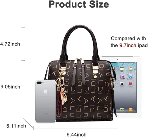 Latest Design Fancy Purses and Handbags for Women Top Handle Satchel Fashion Ladies Tote Bags Travel Casual Shoulder Bag