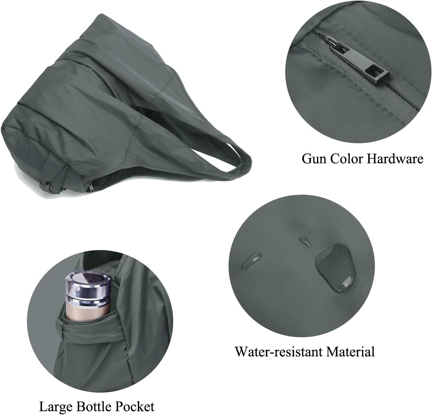 Custom Shoulder Bag for Women, Lightweight Waterproof Oxford Nylon Tote Purse Large Capacity Travel Work Shopping Hobo Handbag