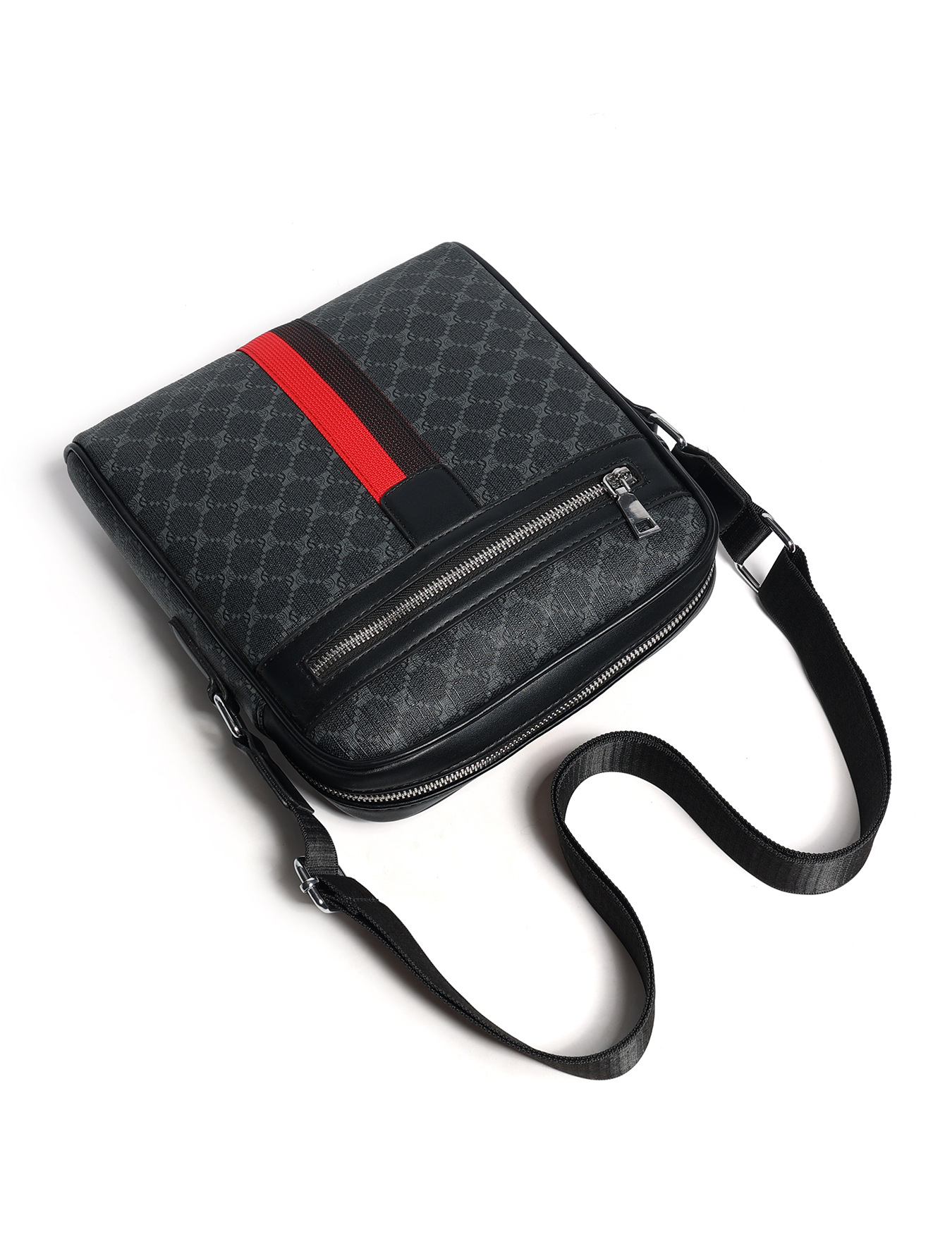 Large Capacity Classic Men's High-End Satchel Fashionable Business Crossbody Shoulder Bag and Messenger Bag Casual Style