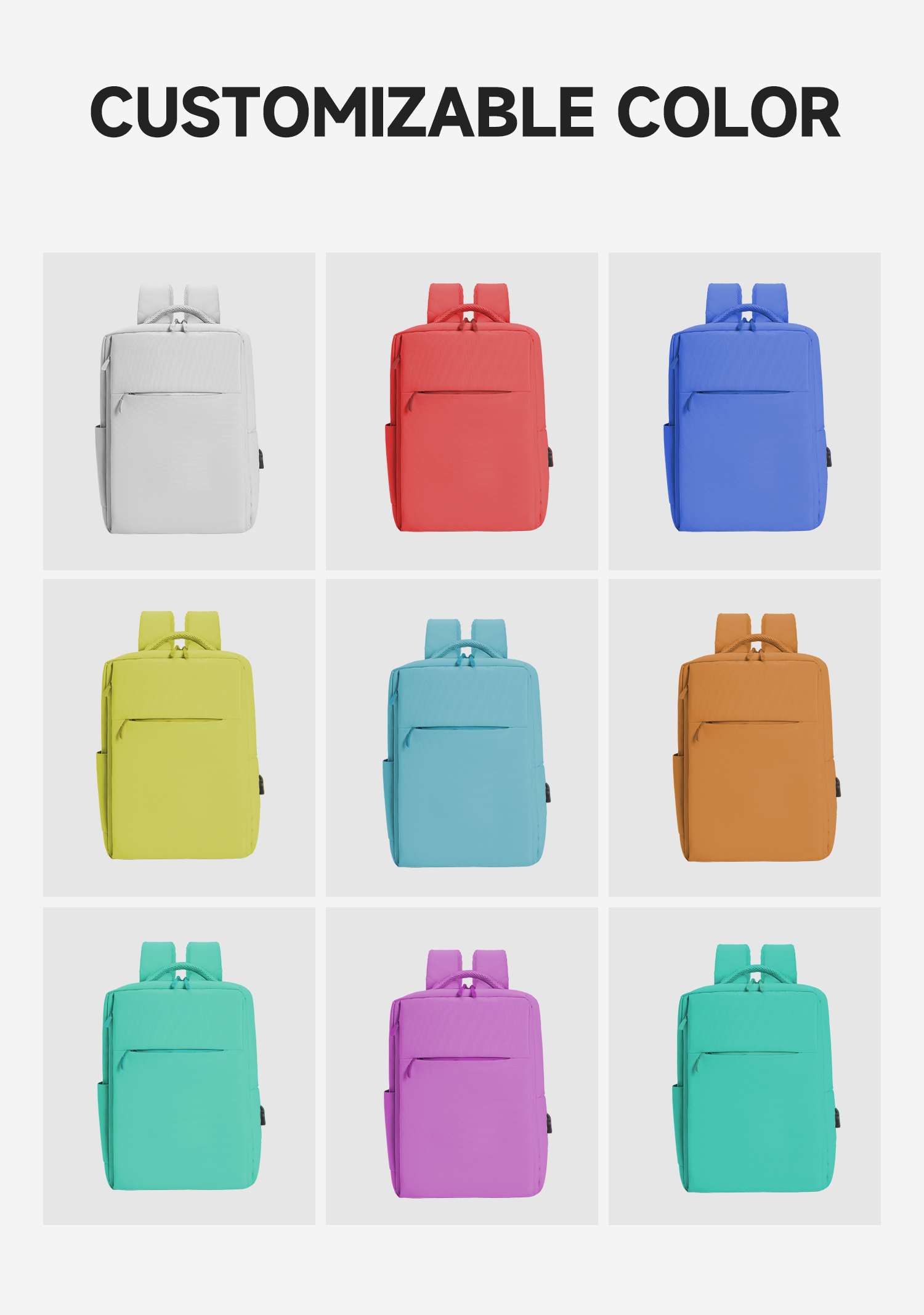 10 20 30 35 40 45 Liters Custom Size Heavy-duty Double Zipper 15.6inch Travel Laptop Backpack Bag for Man