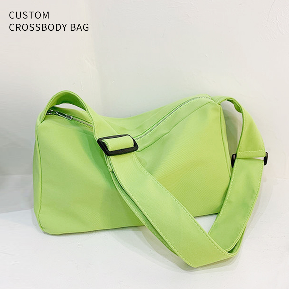Customized Oxford Shoulder Tote Bag Messenger Bag, Large Crossbody for Women Casual Canvas Shoulder Bag f