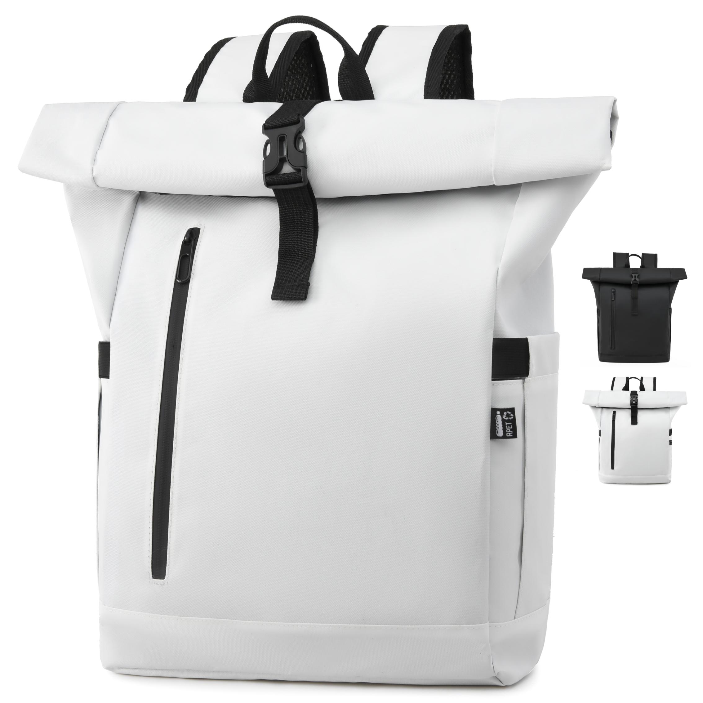 Unisex Trendy Zipper Closure Laptop Backpack Customizable Oxford Fabric Accessible Expandable Leisure Business Bag Waterproof