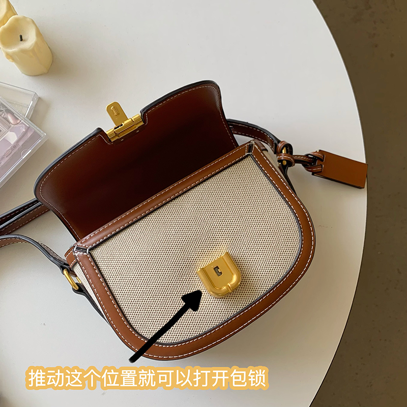 KALANTA Luxury Small Women's Bag New Design Retro Saddle Bag New Fashion Women Small Shoulder Handbag Satchel Crossbody Bag