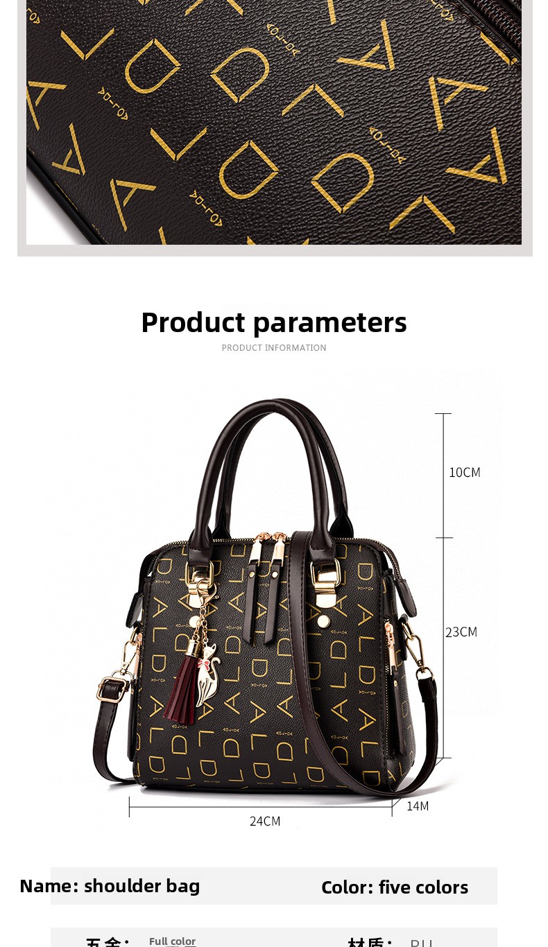 Latest Design Fancy Purses and Handbags for Women Top Handle Satchel Fashion Ladies Tote Bags Travel Casual Shoulder Bag