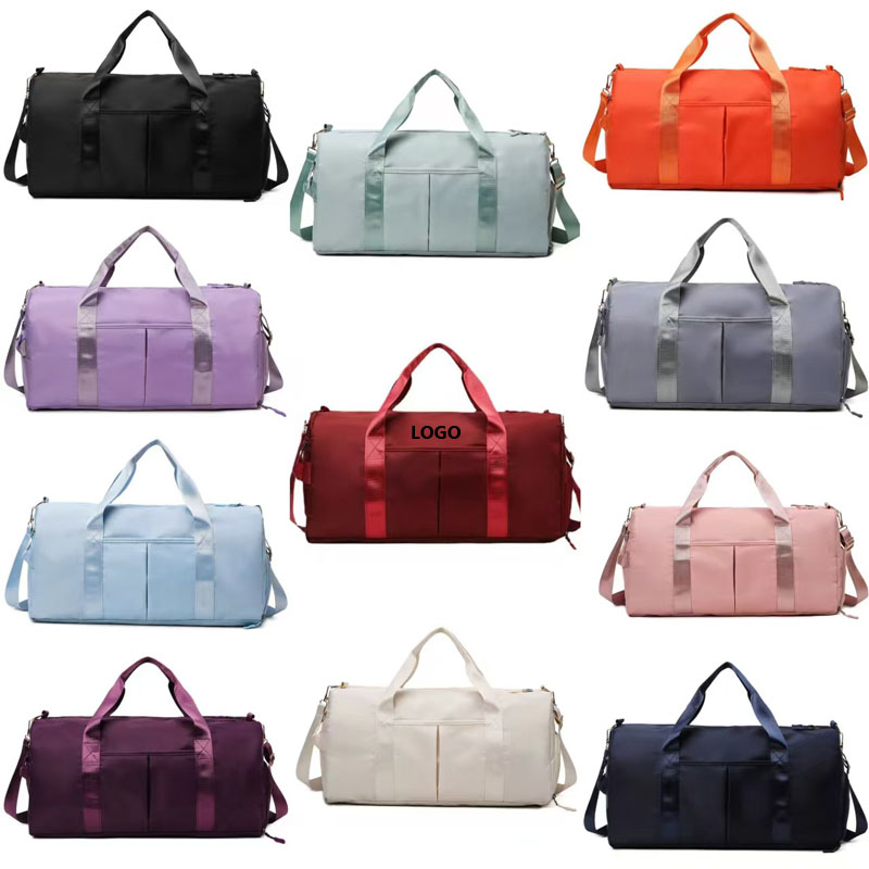 Personalized Customized Waterproof Oxford Large Capacity Fitness Gym Bag Sports Yoga Duffle Foldable Travel Feature for