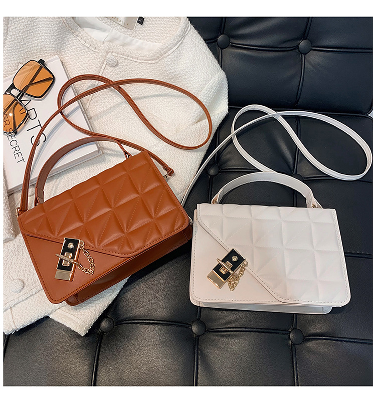 KALANTA Winter Fashion Simple Style Handbags Women Supplier Design Solid Color Square Female Shoulder Small Ladies Crossbody Bag