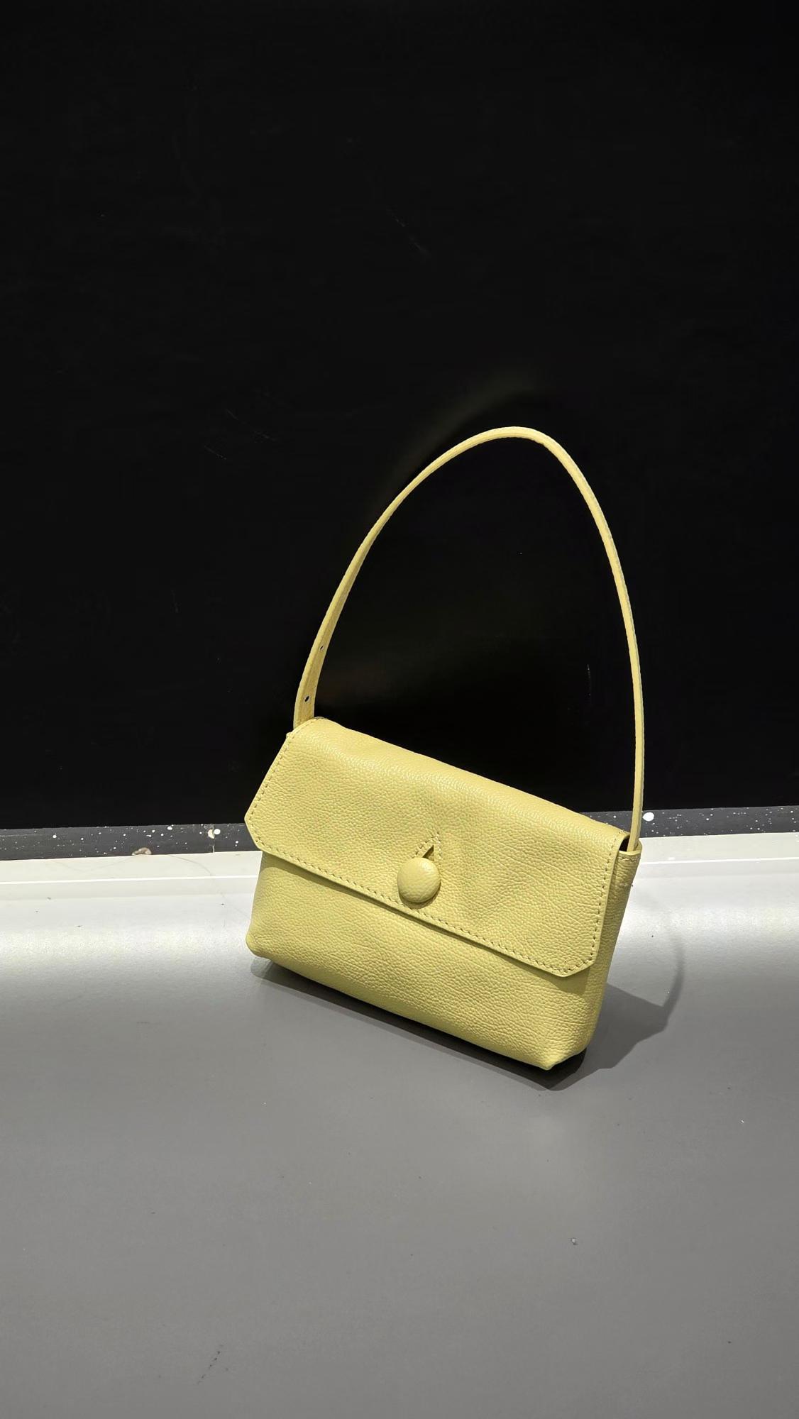New Arrival Fashion Ladies Hobo Bag Simple Small Square Bag Luxury High Quality Genuine Leather Women's Handbags