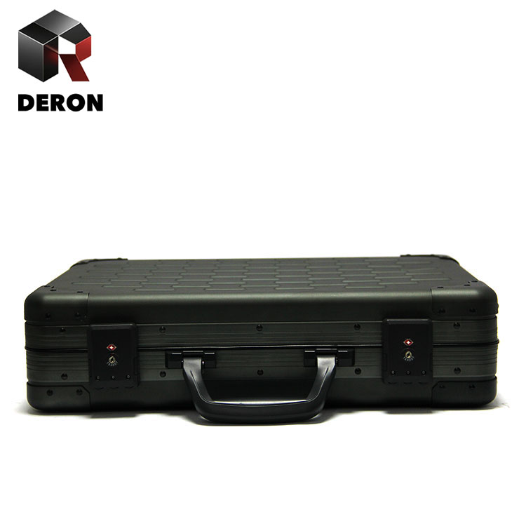 High Quality Large Size Classic Messenger Aluminum Briefcase Luxury Multi-Functional Work Business Bag TSA Lock New Hard Case
