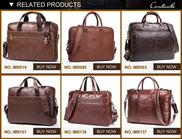 Leather briefcase collection
