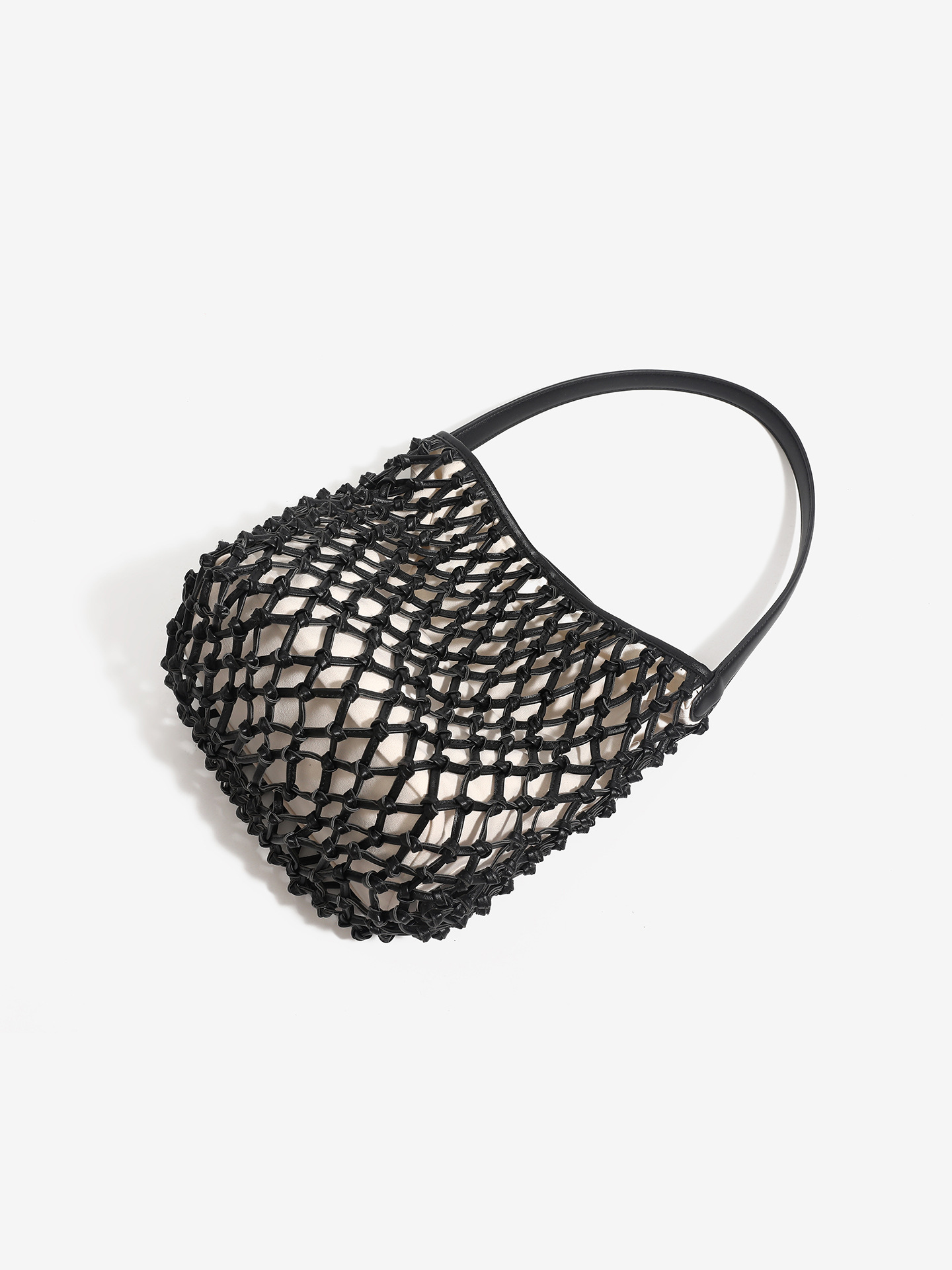 2025 New Niche Casual Women's Summer Woven Bucket Tote Bag Handmade Straw with Cover Closure for Beach Travel for Lazy Holidays