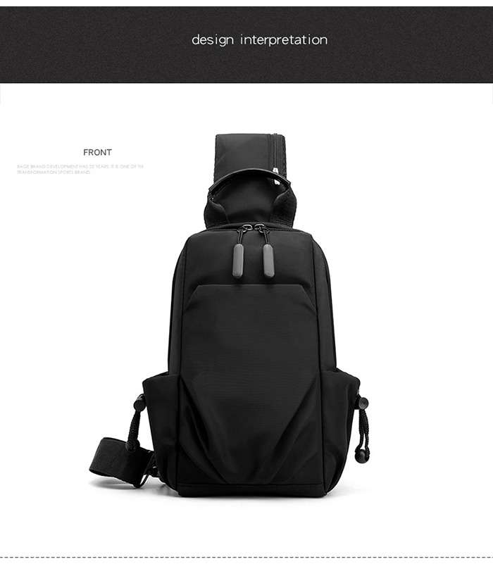 New Multifunctional Messenger Bag Small Backpack Yiwu Waterproof Casual Nylon Bag Men Crossbody Bags