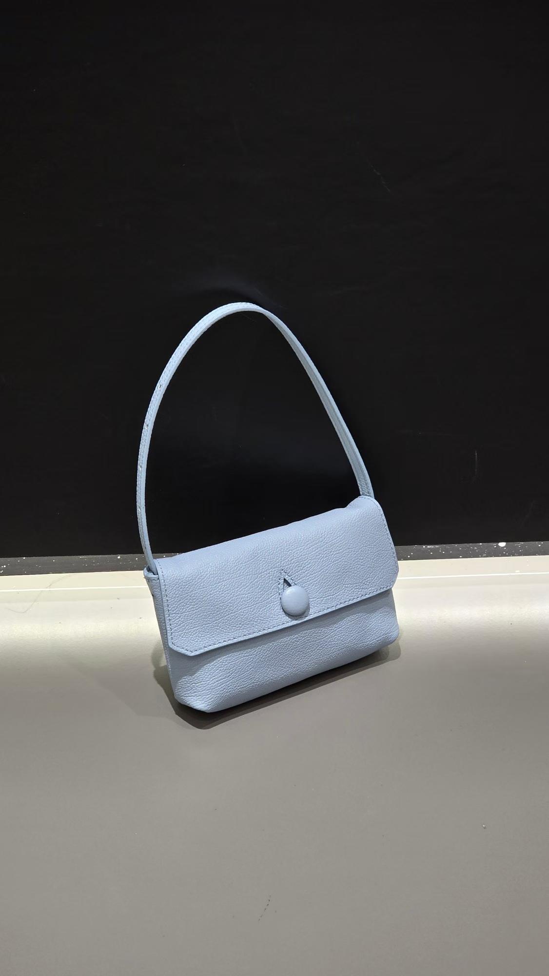 New Arrival Fashion Ladies Hobo Bag Simple Small Square Bag Luxury High Quality Genuine Leather Women's Handbags