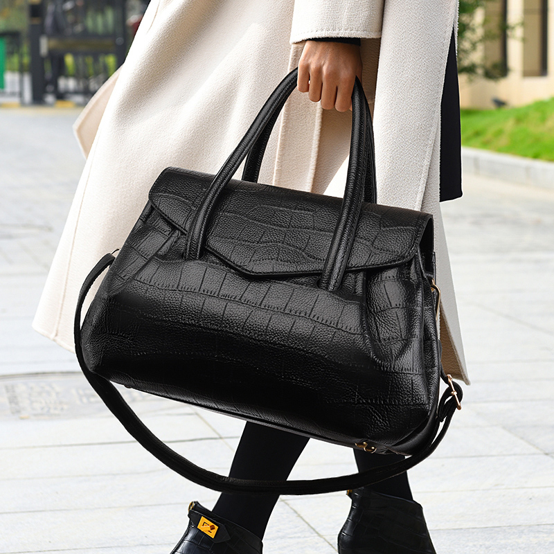 New Fashion Color Match Wholesale Vegan Pu Bags Tote Bag Shoulder Handbags Satchel Bags for Women
