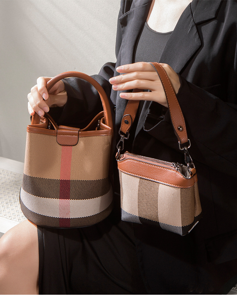 Genuine Leather Bucket Bag View 8