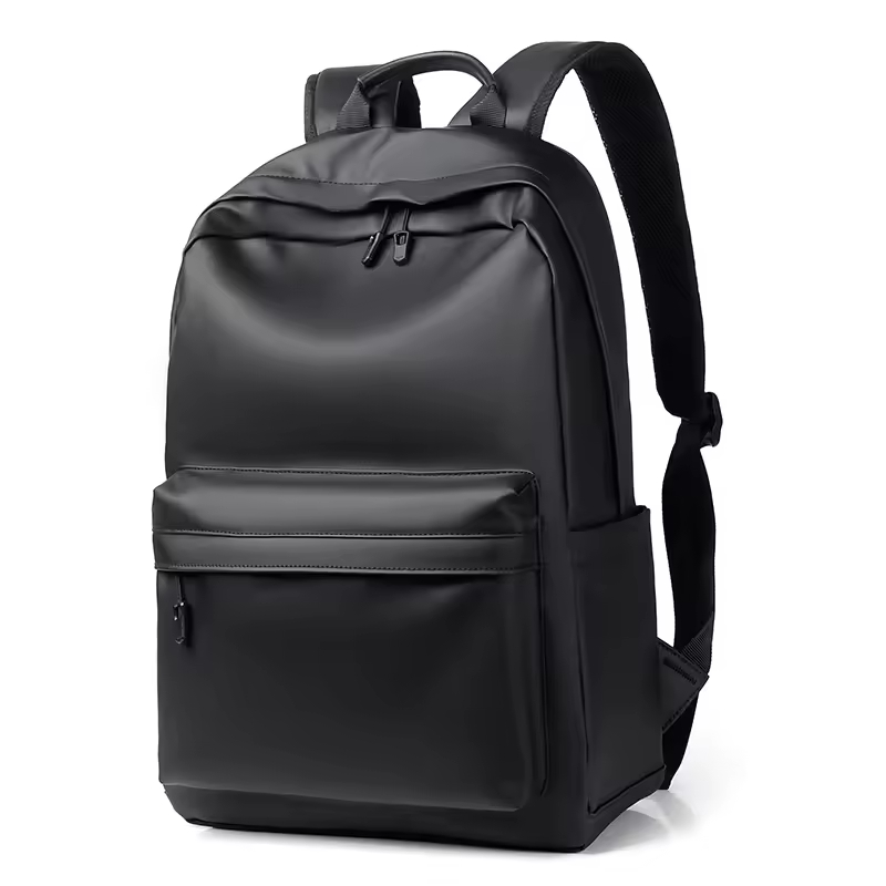 Custom Designer Durable Travel Waterproof PU Leather School Bag Business Casual Sports Student Bagpack Back Pack Laptop Backpack