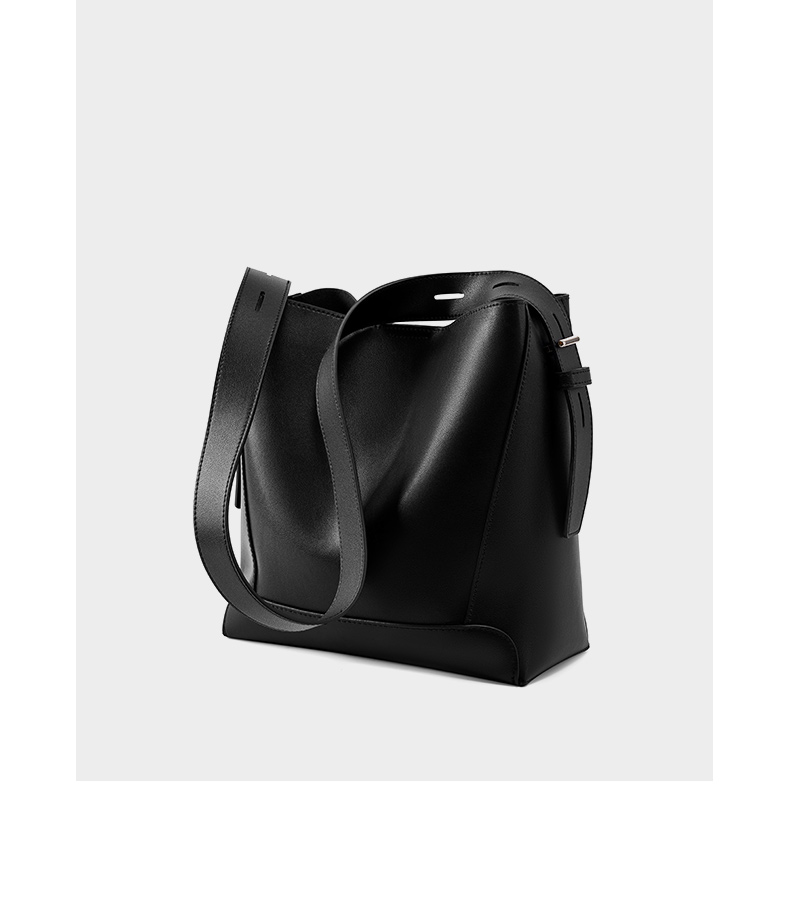 Genuine Leather Bucket Bag Showcase 28