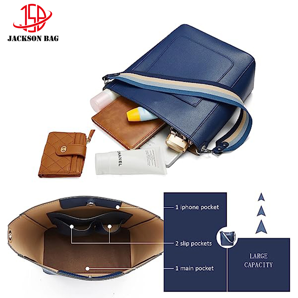 Bucket Bag Purses Bucket Bags and Purses for Women Drawstring and Shoulder Handbags with Detachable Straps