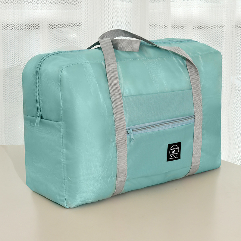 Wholesale Fashion Waterproof Polyester Oxford Cloth Zipper Light Weight Travel Duffle Bag Custom Logo Foldable Luggage Storage