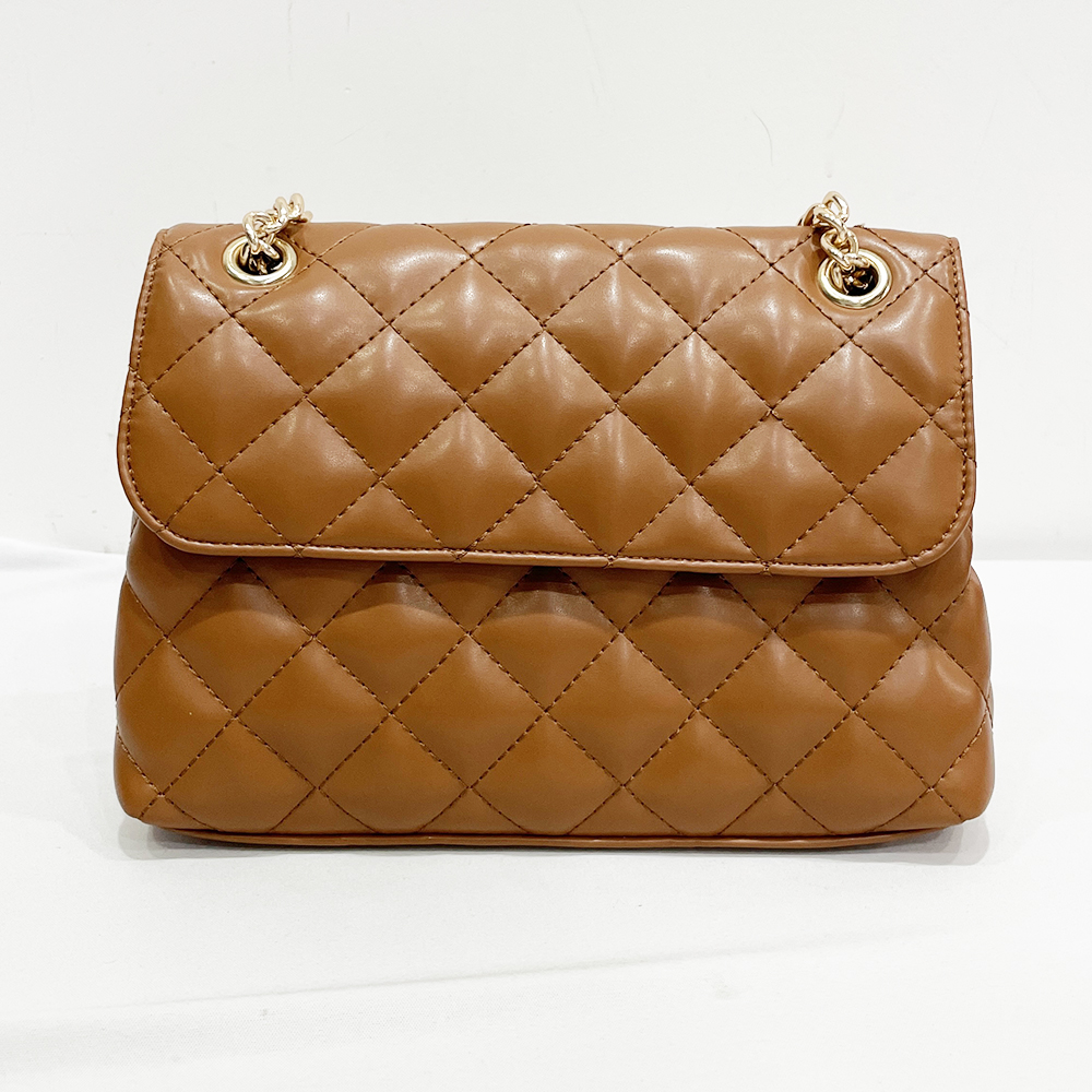 Wholesale Custom Logo PU Shoulder Bag High Quality Fashion Chain Leather Cross Body Bag