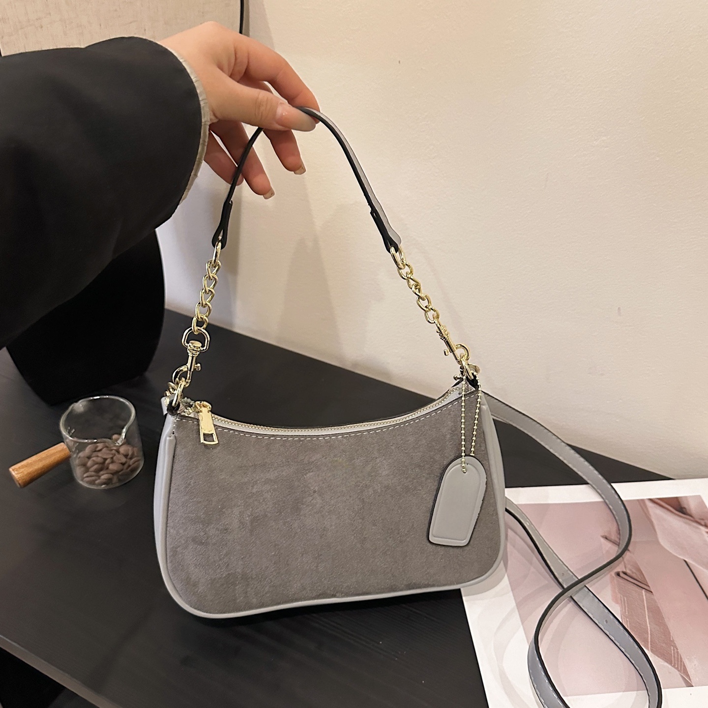 Luxury Brand Womens Handbags With Co-ch Designer Shoulder Crossbody Bag Ladies Cross-body Leather Leopard Print Messenger Bag