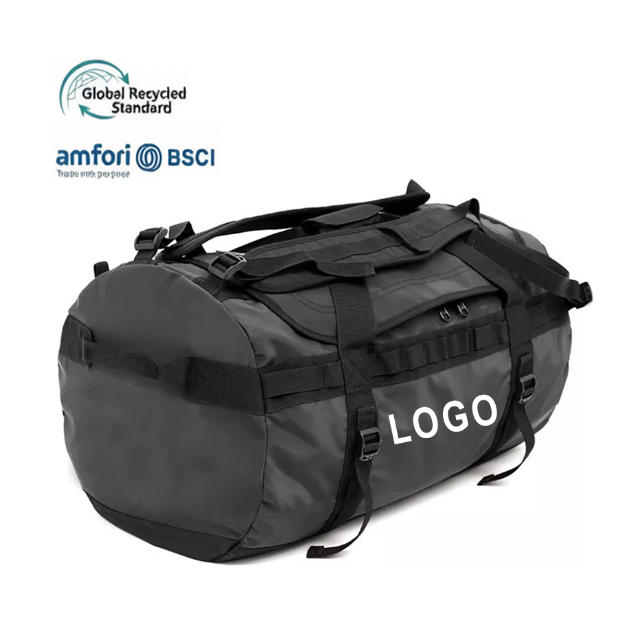 Tarpaulin PVC Large Wasserdicht Duffle Rucksack Outdoor Sport Water Proof Hiking GymTravel Duffel Bags Backpack Custom Logo