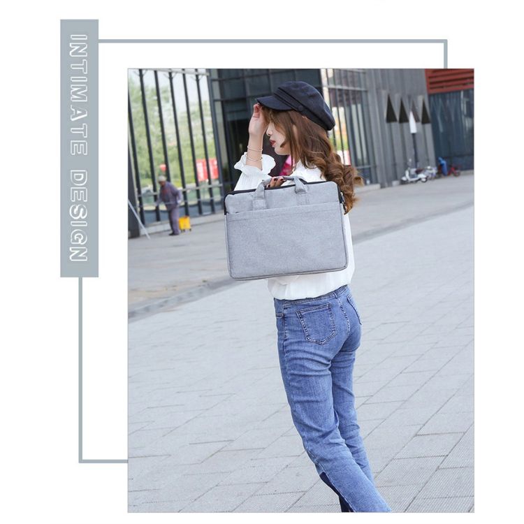 High Quality Custom Logo Portable Business Briefcase with Large Capacity for Work Travel
