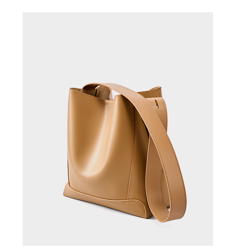 Genuine Leather Bucket Bag Showcase 23