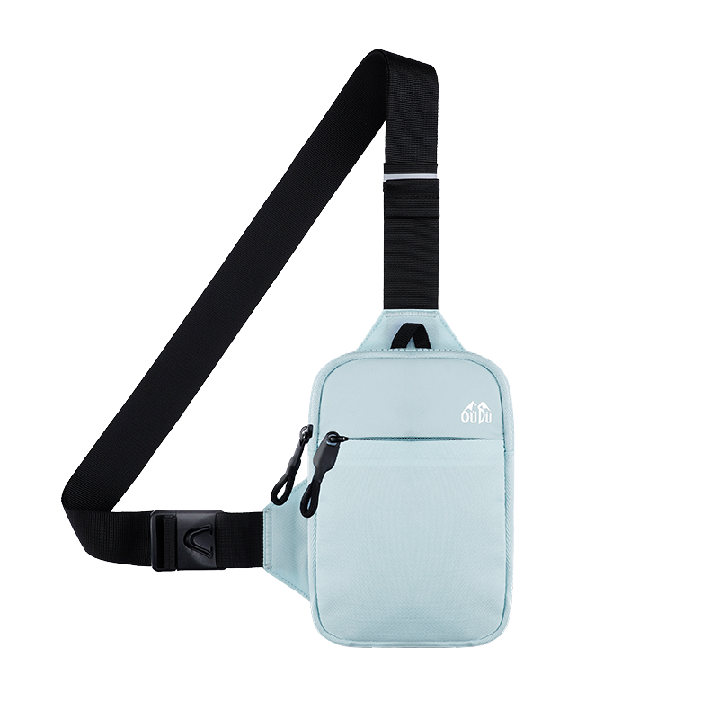 Multifunctional Outdoor Sports Fanny Pack Nylon Single Shoulder Sling Bags Casual Zipper Small Crossbody Chest Bag
