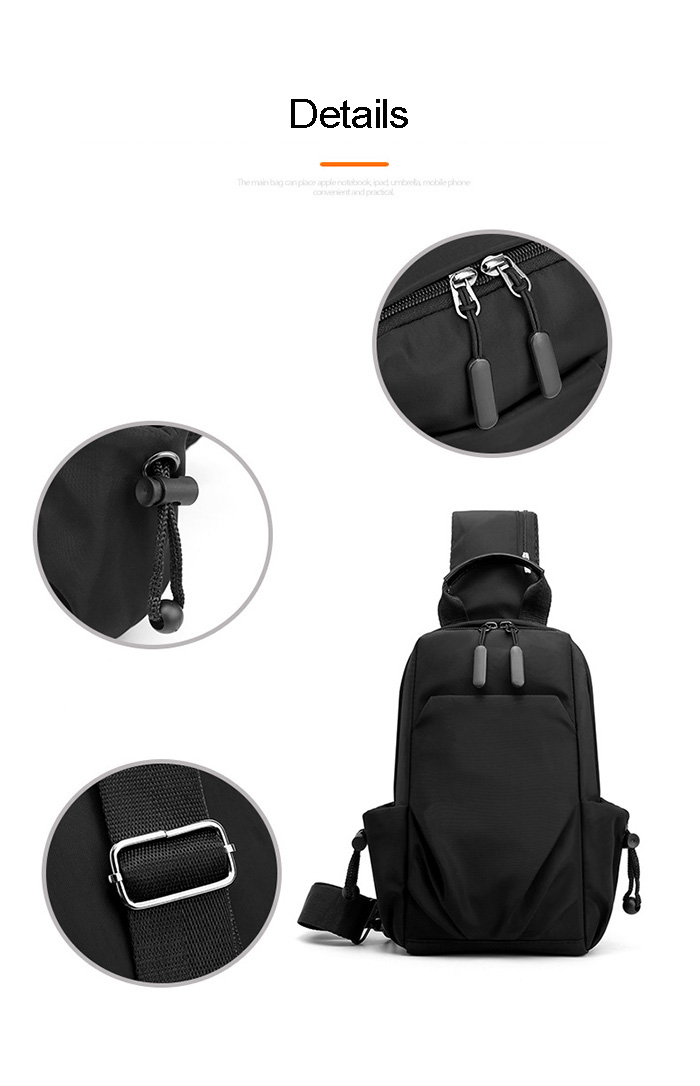 New Multifunctional Messenger Bag Small Backpack Yiwu Waterproof Casual Nylon Bag Men Crossbody Bags
