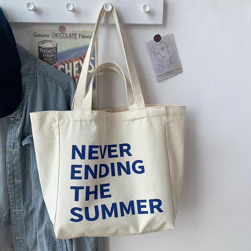 Tote Bag Plain Structured Sustainability Eco Friendly Recycled Organic Black Cotton Canvas Tote Bags With Custom Printed Logo
