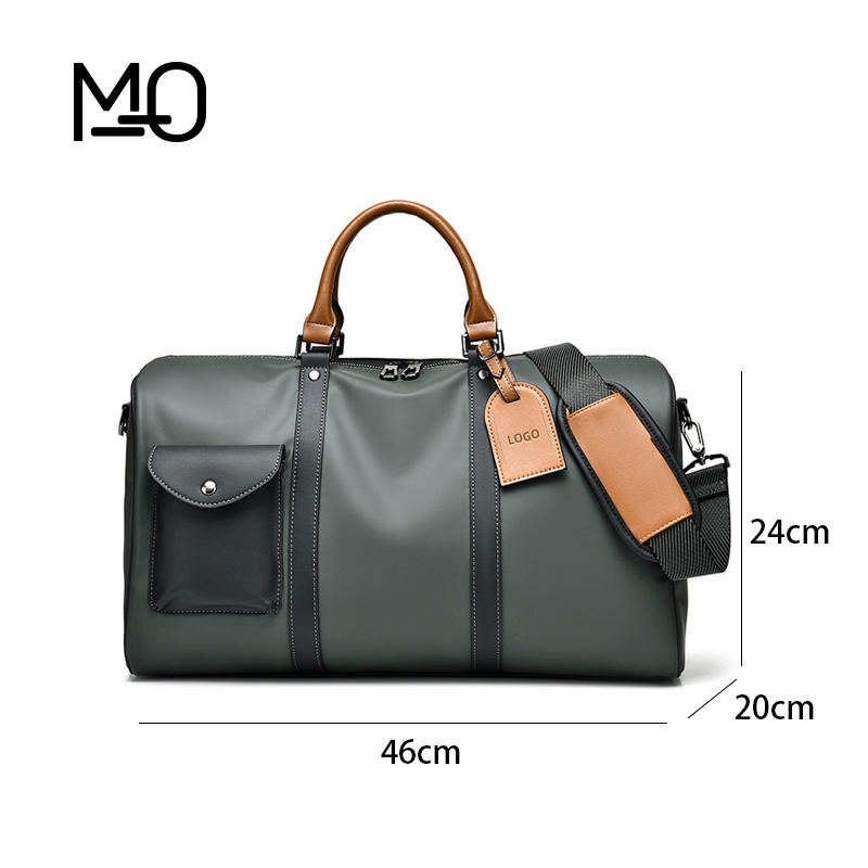 Unisex Oxford Waterproof Foldable Travel Bag with Zipper Closure Business Casual Large-capacity Gym Duffle Bag