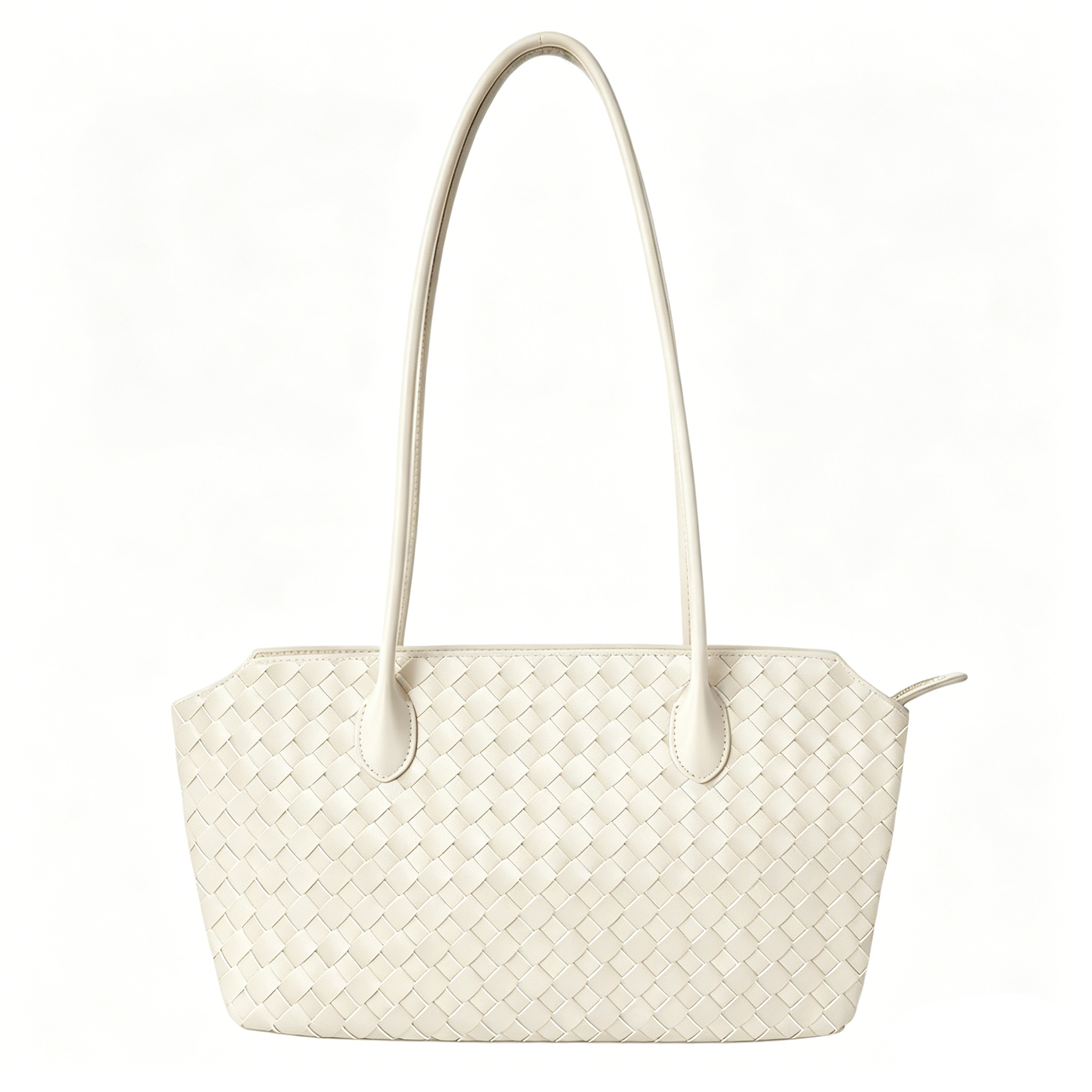 New Trend Large Capacity PU Leather Shoulder Underarm Bag Zipper Closure Fashion Designer Hobo Handbag for Women