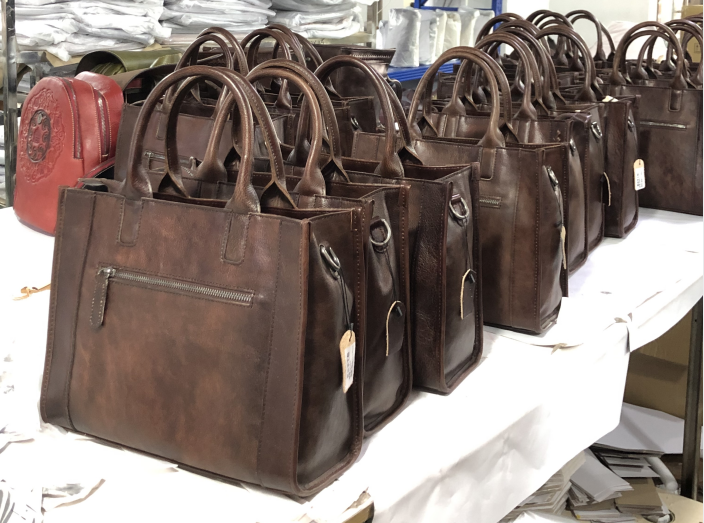 Leather product structure