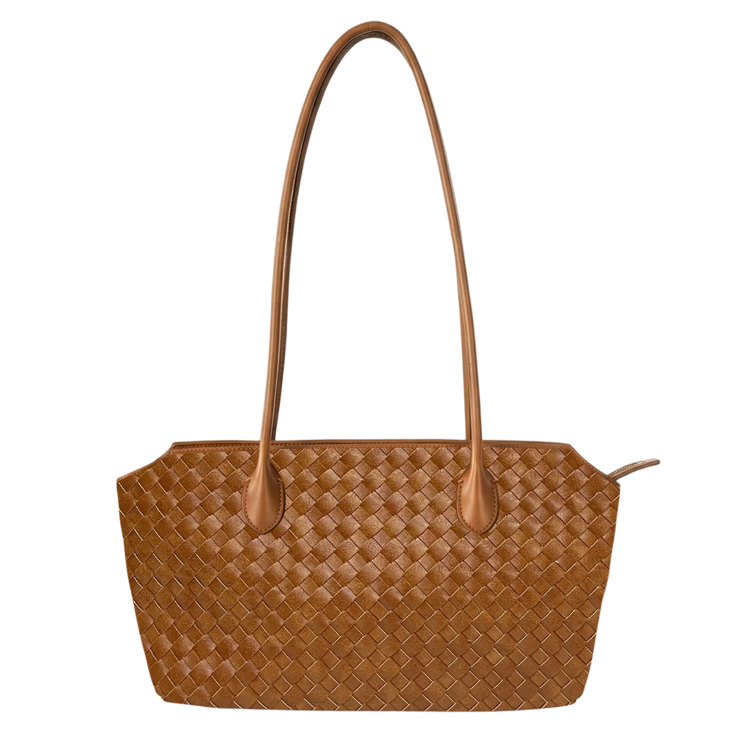 New Trend Large Capacity PU Leather Shoulder Underarm Bag Zipper Closure Fashion Designer Hobo Handbag for Women