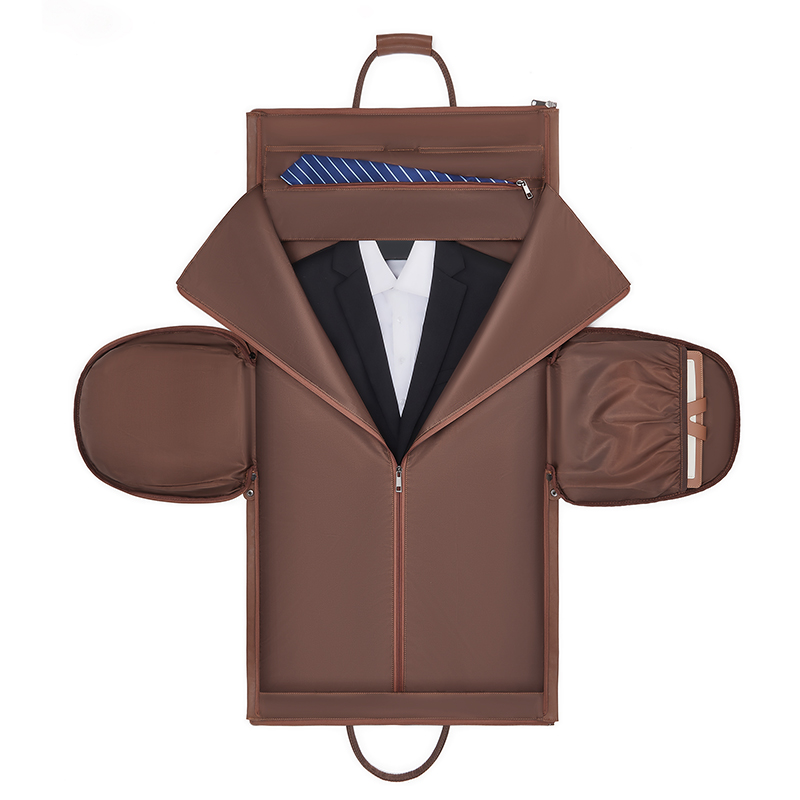 New High Quality Waterproof PU Leather Luggage Travel Bag Business Suit Bag Men Duffel Travelling Bag