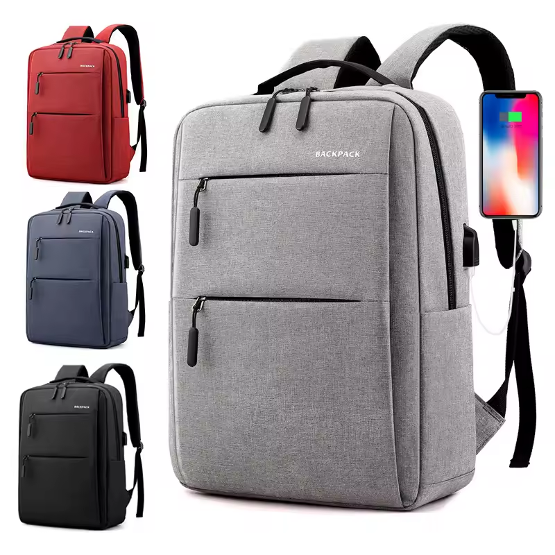 Factory Wholesale Custom Logo Business Waterproof Laptop Bags Supplier School Travel Women Men Smart Laptop Backpack With USB